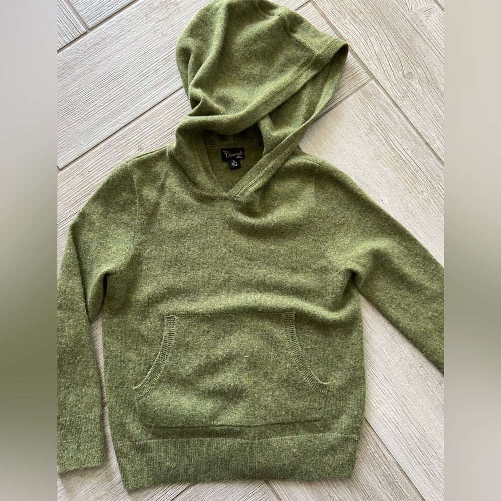 JCrew Pullover cashmere hoodie